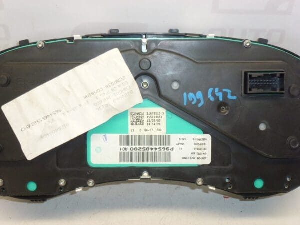 Tacómetro Peugeot 307 199642 km 9654485280 6106N4 - Imagen 2