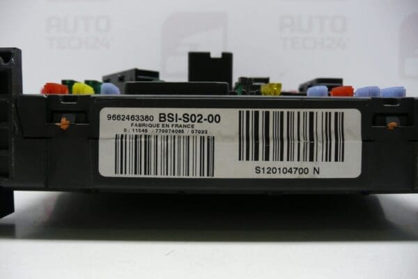 ECU BSI S02-00 Siemens Peugeot 407 9662463380 6580FW - Imagen 2