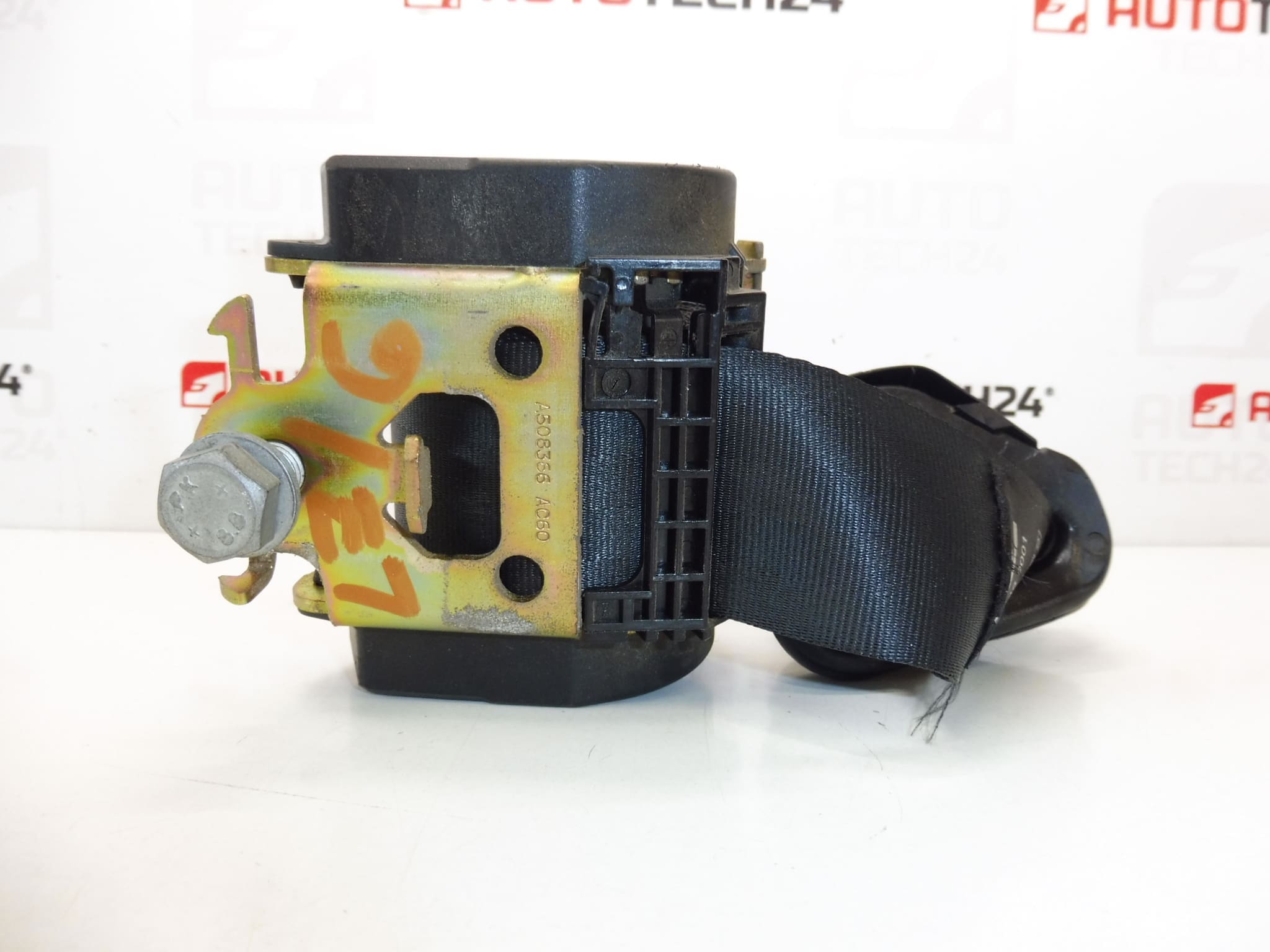 Cinturón de seguridad trasero derecho Peugeot 307 96403820XX 8974JN - Imagen 2