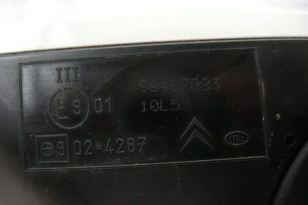 Espejo Retrovisor Izquierdo Citroën C4 8149ZT - Imagen 2