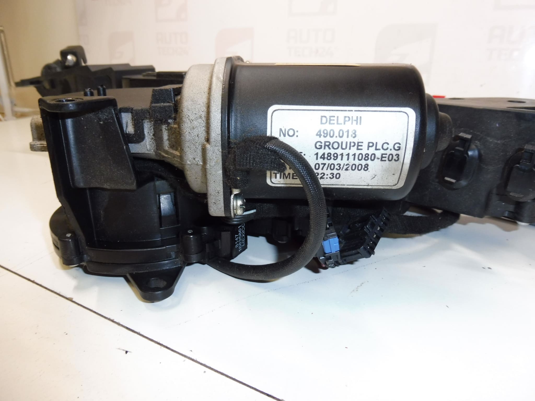 Motor eléctrico para puerta corredera trasera izquierda Citroën C8 Peugeot 807 1489111080 9137A3 - Imagen 2