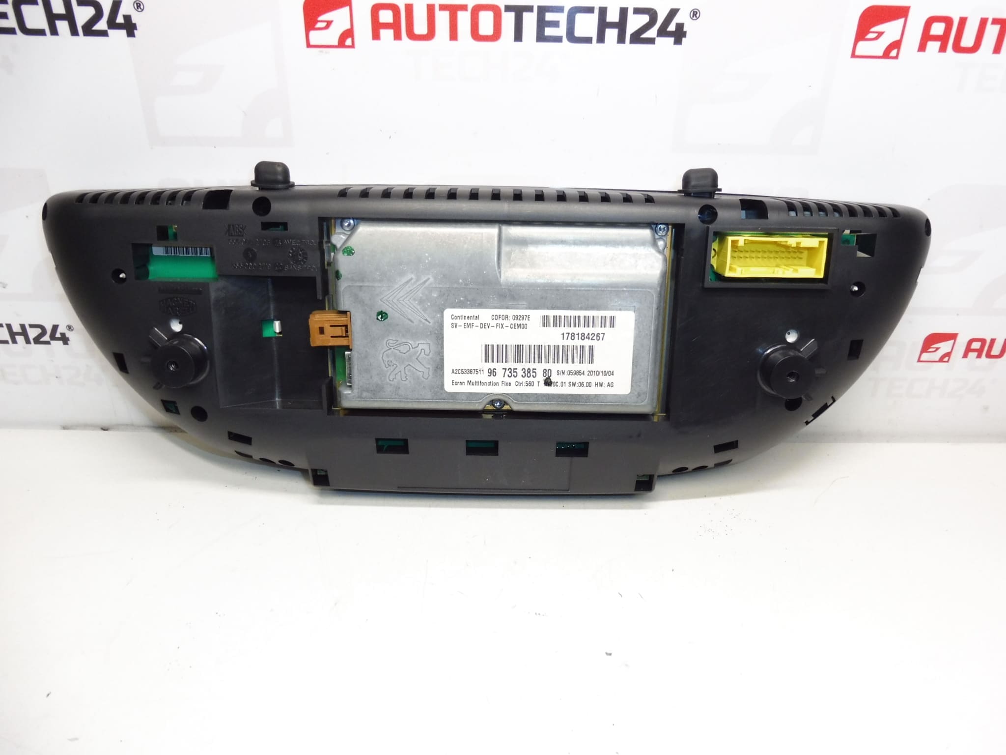 Pantalla de la radio y del ordenador de a bordo para Peugeot 807/Citroën C8, 9673538580 6103E4 - Imagen 2