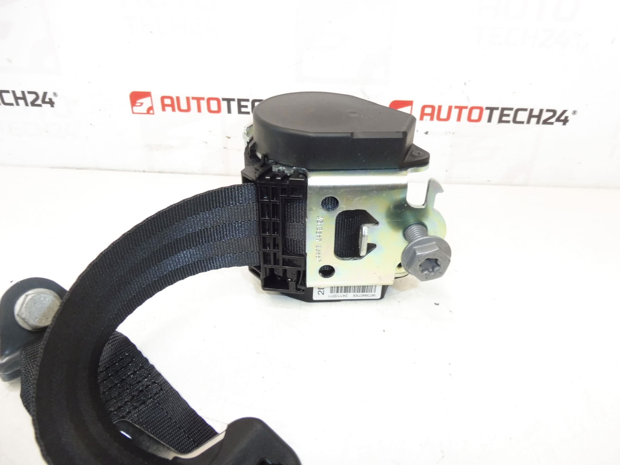 Cinturón de seguridad trasero derecho Peugeot 207 96738807xx 8975XQ - Imagen 2