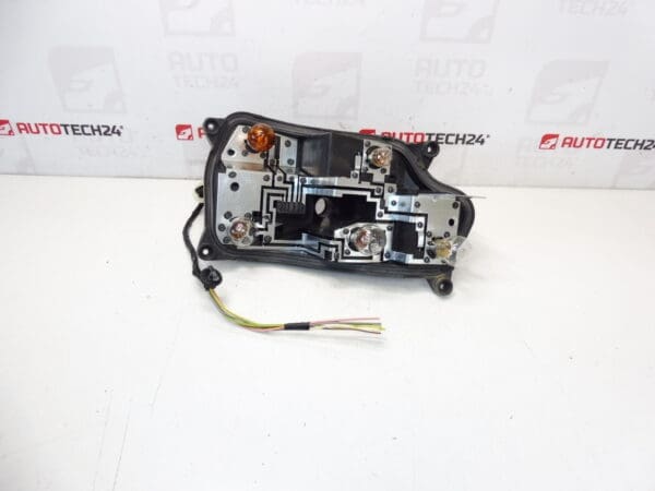 Base de la lámpara trasera izquierda Citroën C-Elée 9674809080