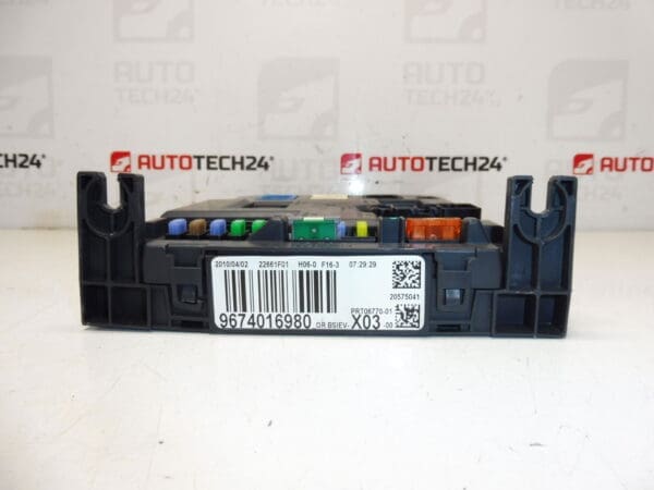 ECU Valeo Bsi Citroën Peugeot 9674016980 - Imagen 2